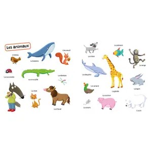 Livre p'tit loup - my first 200 words Auzou image-1