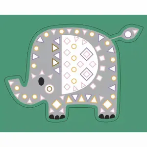 Creative activities artist's set Auzou Mes Gros Animaux En Mosaïques image-0