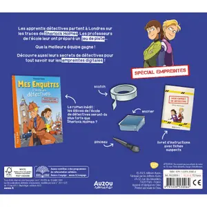 Book mes enquêtes à l'école des détectives - boxed set - better than sherlock holmes Auzou image-4