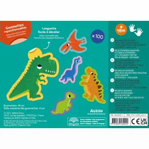 Dinosaur stickers Auzou (x100) image-1