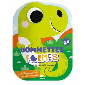 Book of shape stickers - l'aventure de petit dinosaure Auzou image-0