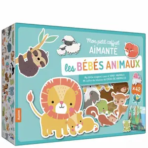 Book mon petit coffret aimanté - baby animals Auzou image-3