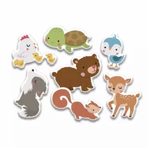 Book mon petit coffret aimanté - baby animals Auzou image-0