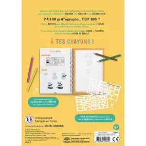 Je dessine pas à pas avec le griffographe - in the jungle Auzou image-0