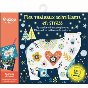 Creative activities ma pochette d'artiste Auzou Mes Tableaux Scintillants En Strass image-1