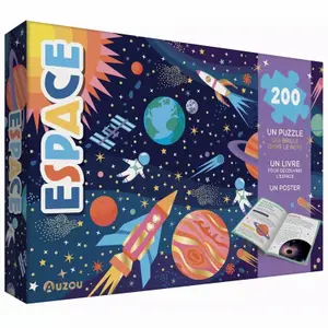 Puzzle - a book - a poster Auzou Espace image-0