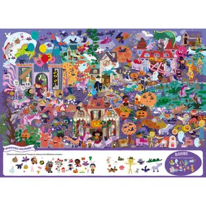 Giant search and find book - au royaume des licornes Auzou image-1