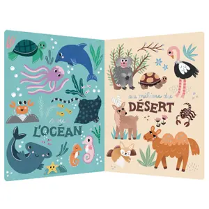 Book mes 100 animaux à découvrir by michelle carlslund Auzou image-1