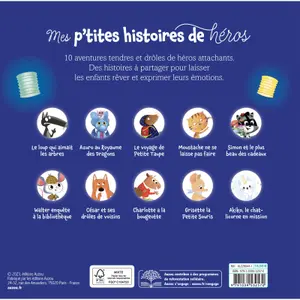 Book mes p'tites histoires de héros Auzou image-3