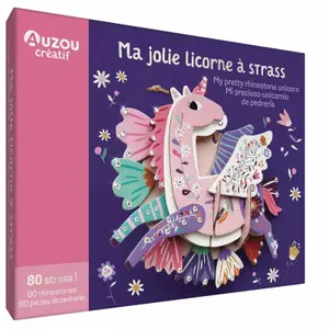 Creative activities artist's set Auzou Ma Jolie Licorne À Strass image-0