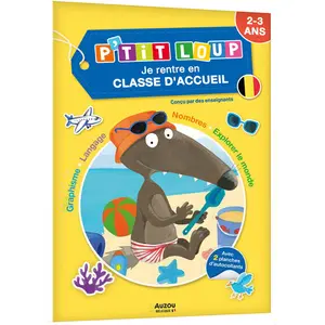 Book je rentre en classe d'accueil avec p'tit loup Auzou image-0