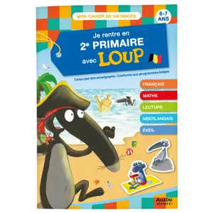 Book je rentre en 2e primaire avec loup Auzou image-0