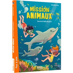 Animal mission book - save the dolphin Auzou image-0
