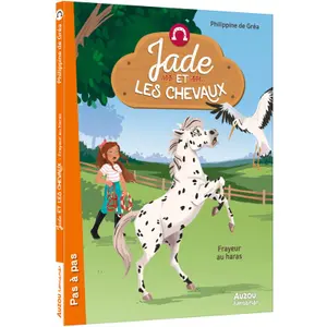 Livre jade et les chevaux - fright at stud Auzou image-0