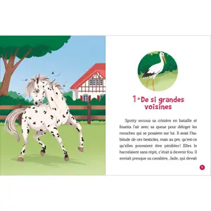 Livre jade et les chevaux - fright at stud Auzou image-1