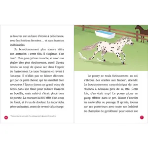 Livre jade et les chevaux - fright at stud Auzou image-2