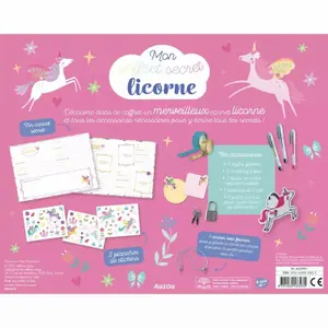 Creative activities secret unicorn box Auzou image-3