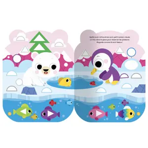 Book of shape stickers - l'aventure de petit ourson Auzou image-1