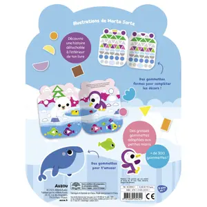 Book of shape stickers - l'aventure de petit ourson Auzou image-3