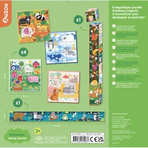 Puzzle - cute animals Auzou image-0