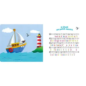 Livre mon livre piano - mes premières comptines à jouer au piano - p'tit loup Auzou image-3