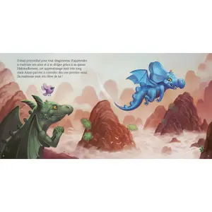 Book azuro the blue dragon Auzou image-1