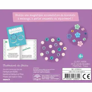 Creative activities superb jewelry Auzou Ma Mini Accumulation De Bracelets À Message image-3