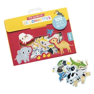 Gommettes ma pochette de 100 gommettess animaux Auzou image-1