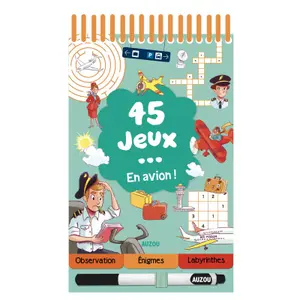 Board games 45 airplane games Auzou image-0