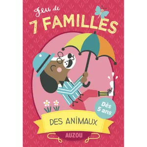 Card games 7 animal families game Auzou image-0