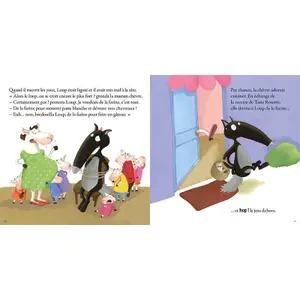 Book for the wolf who discovered the land of fairy tales Auzou image-1