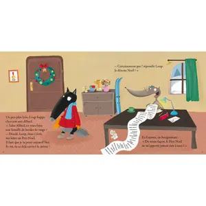 Book for the wolf who didn't like Christmas Auzou image-1