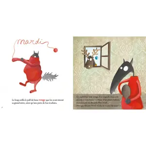 Book for the wolf who wanted to change color Auzou image-1