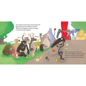 Book for the wolf who wanted to be an artistcoll. mes ptits albums Auzou image-1