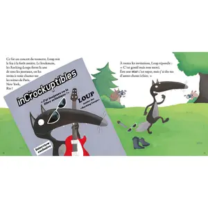 Book for the wolf who wanted to be an artistcoll. mes ptits albums Auzou image-2