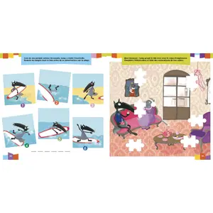 Book for the wolf who wanted to go around the world Auzou image-1