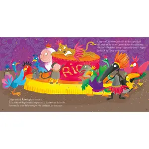 Book for the wolf who wanted to go around the world Auzou image-0