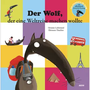 Book for the wolf who wanted to go around the world in German Auzou image-0