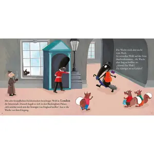 Book for the wolf who wanted to go around the world in German Auzou image-1