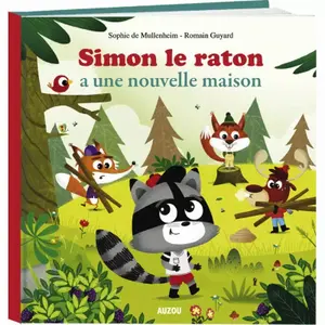 Book for simon the raccoon has a new home Auzou image-0
