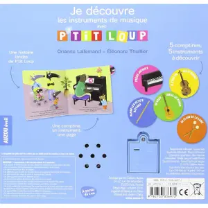 Book je decouvre les instruments de musique avec p'tit loup Auzou image-1