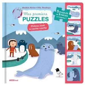 9-piece phikou hide-and-seek puzzle Auzou image-0