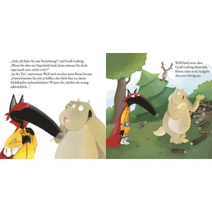 Book for the wolf who wanted to be a superhero in German Auzou image-1