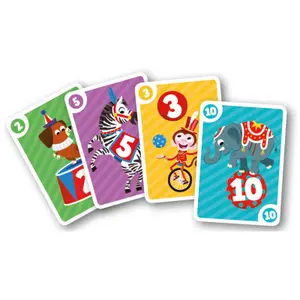 Card game 1, 2, 3, circus Auzou image-2