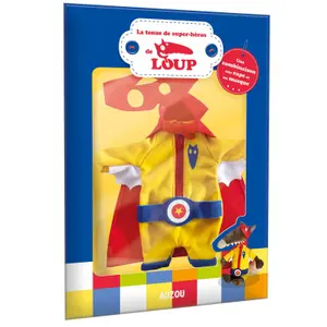 Doll clothes my superhero wolf outfit Auzou image-0