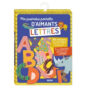 My first letter magnet pack stickers Auzou image-1