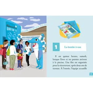 Books for my first investigations volume 4 backwash at the pool Auzou image-1