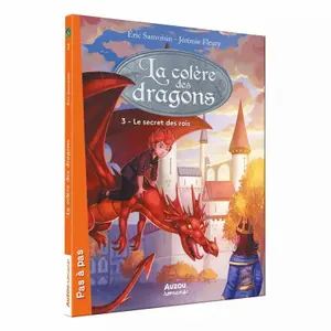 Livre pour la colère des dragons le secret des rois tome 3 Auzou image-0