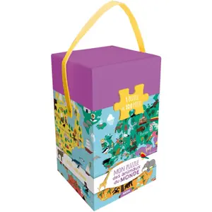 54-piece world animals puzzle Auzou image-1