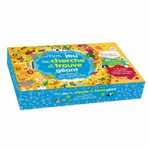 Board games my giant search-and-find game around the world Auzou image-0